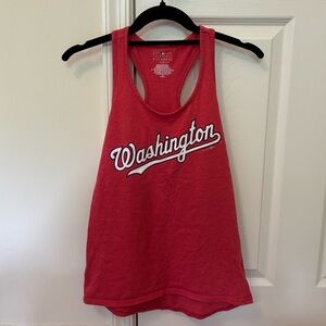 Genuine Merchandise Washington Nationals Sleeveless Racer Back Tank Top